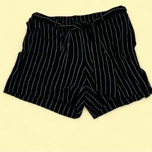 Calvin Klein Black Striped Women's Shorts